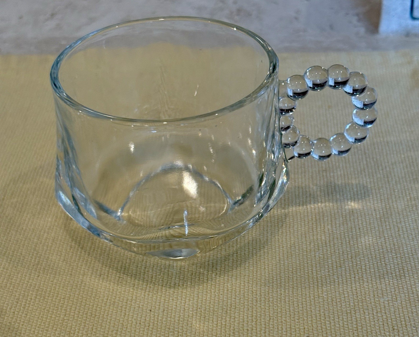 Vintage Glass Sip And Smoke Luncheon Snack Tray Nostalgia Home Decor