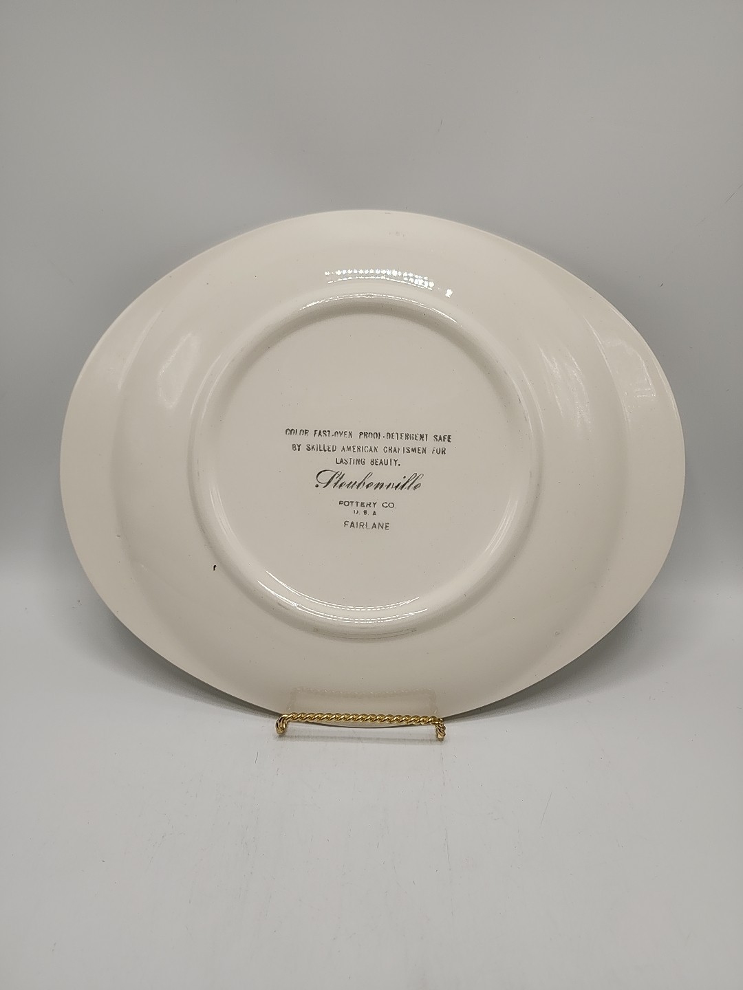 Steubenville “Fairlane” 11 3/4 Inch Oval Serving Platter