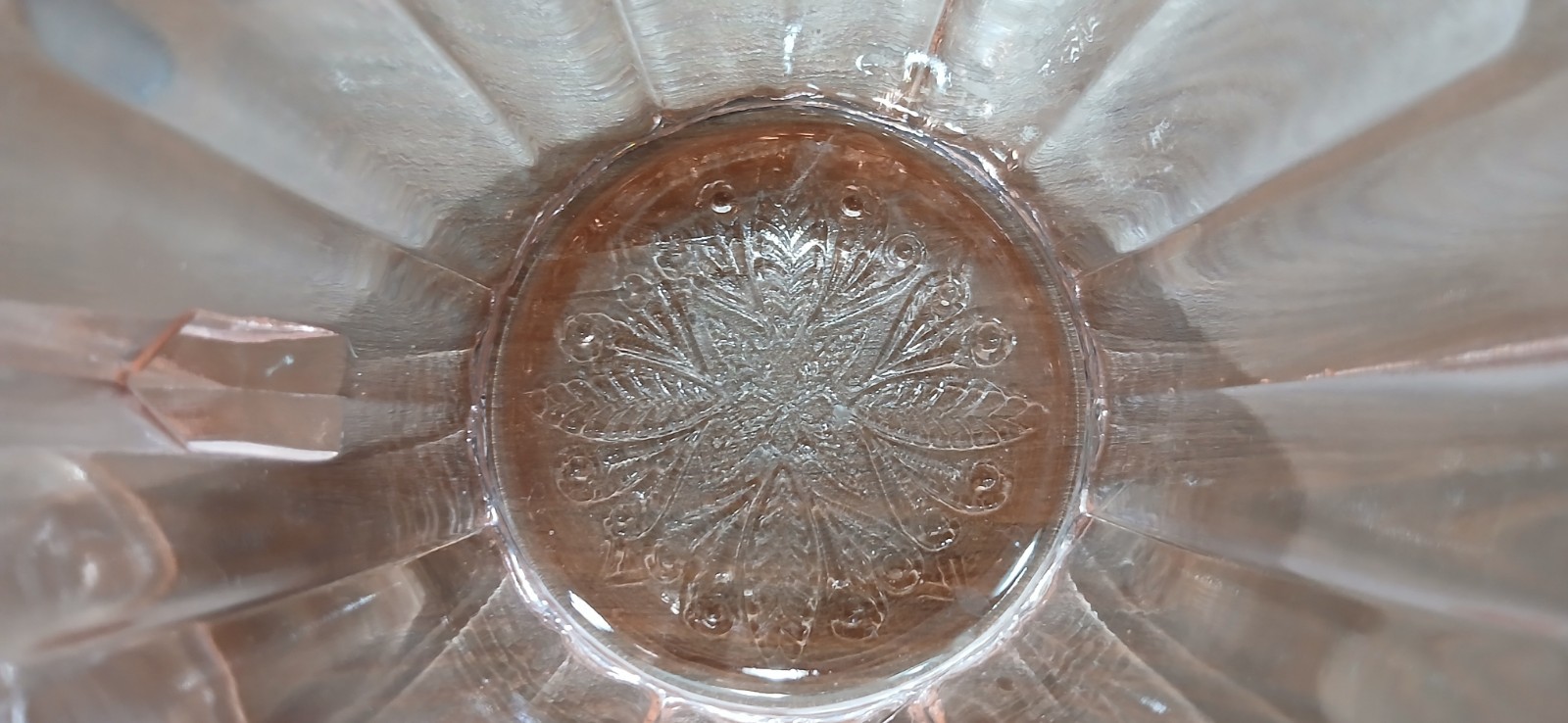 Federal Sharon Pink – 3 in Cup & 5 in Saucer – Depression Era – Cabbage Rose