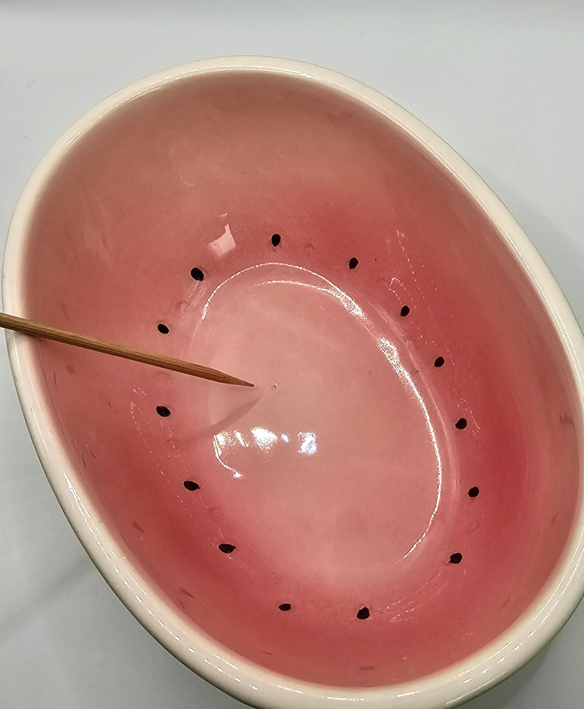 Pier 1 Ceramic Watermelon Bowl Made in Japan