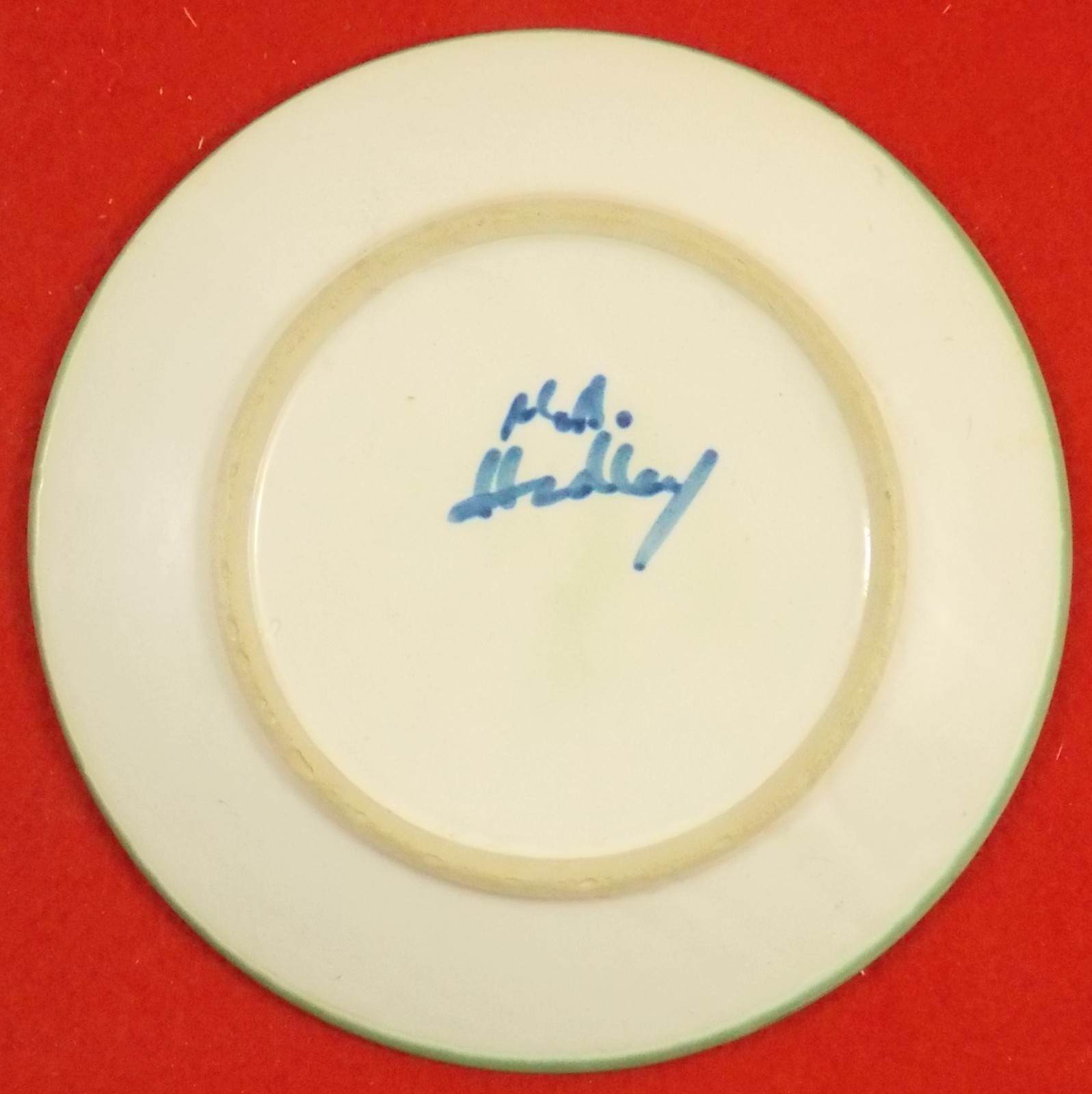 1950’s Single M.A.Hadley Pottery Signed Salad Plate 7 7/8″ Perfect!