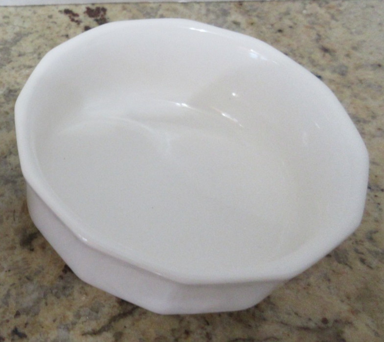 “HERITAGE” White Pfaltzgraff USA Fruit/Dessert/Sauce Bowl- 4 7/8” (2 Available)