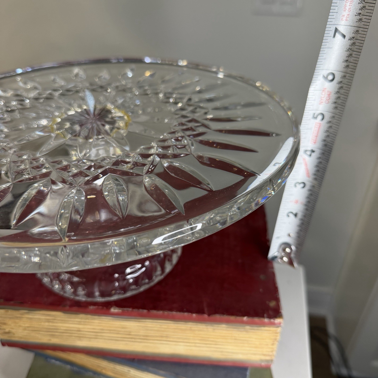 waterford crystal cake stand vintage