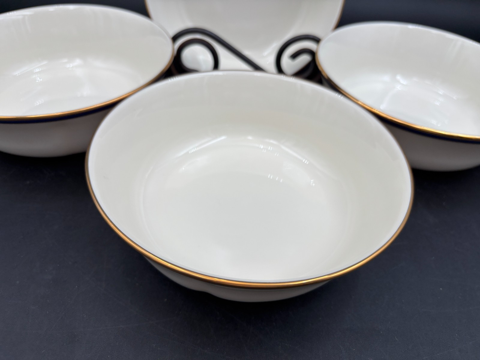 Lenox “URBAN TWILIGHT” ~ USA ~ Set of 4 ~ All Purpose Bowls ~ 6 1/4″