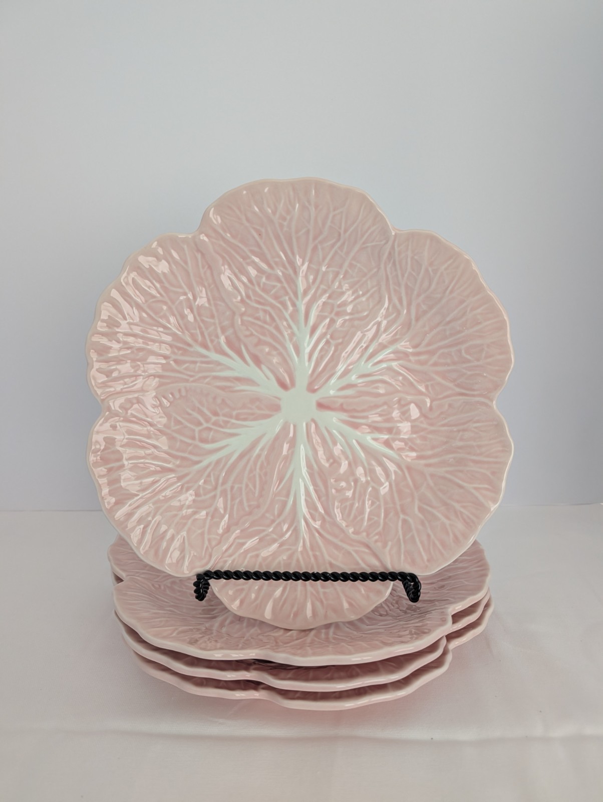 Pink Cabbage Ceramic Viral Hobby Lobby Easter Dinner Plates Set of 4 10″