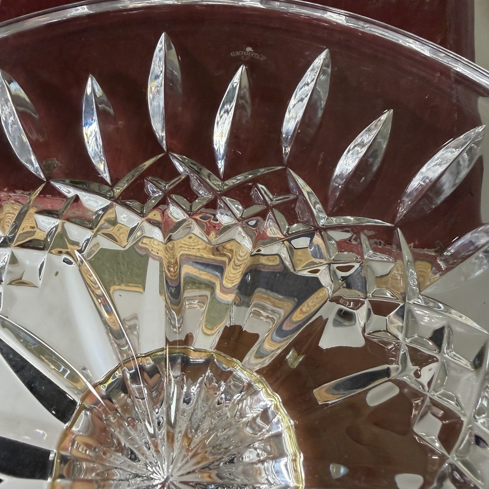 waterford crystal cake stand vintage