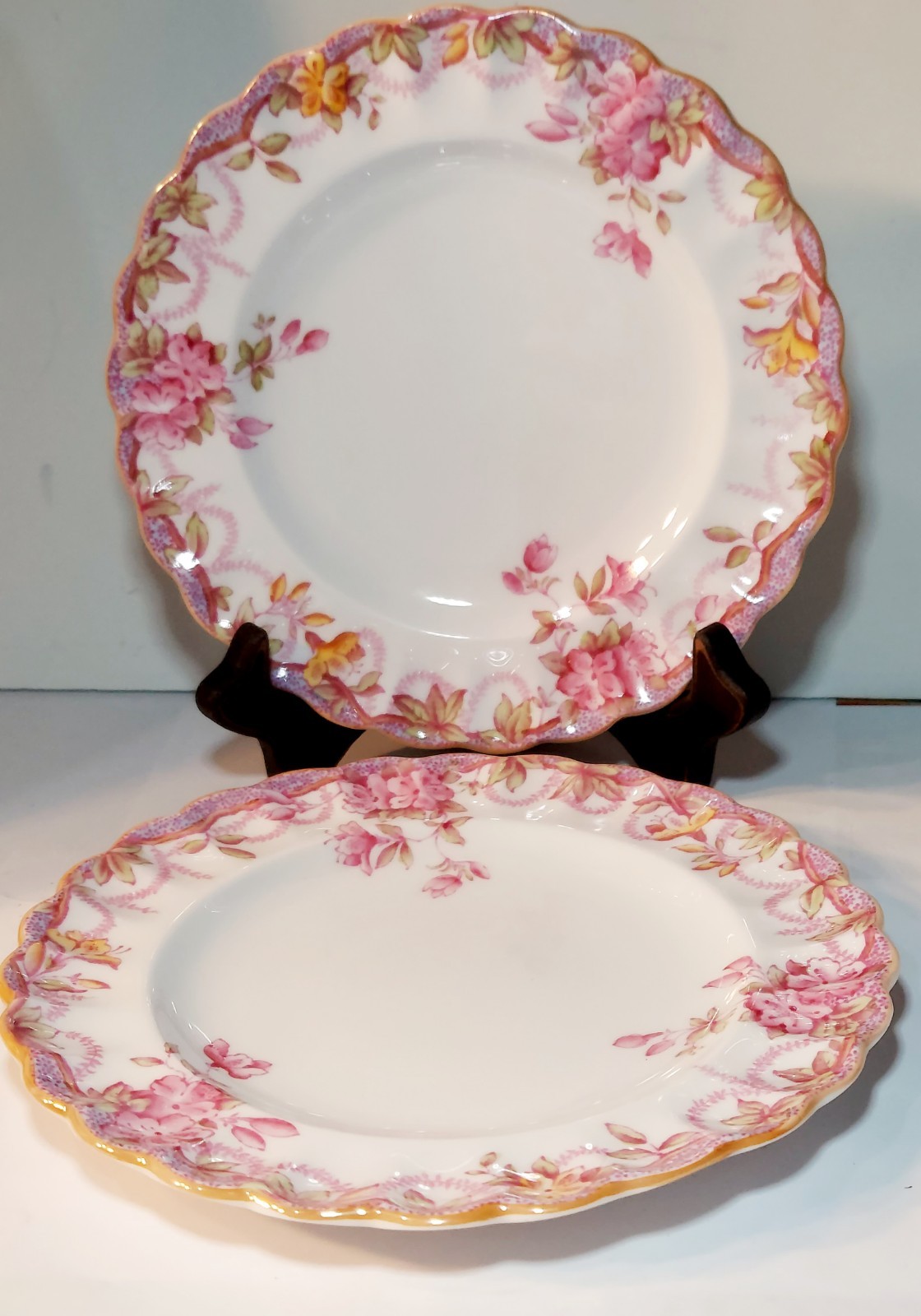 Spode Irene Set Of 2 Bread & Butter 6.25″ Bone China Made In England