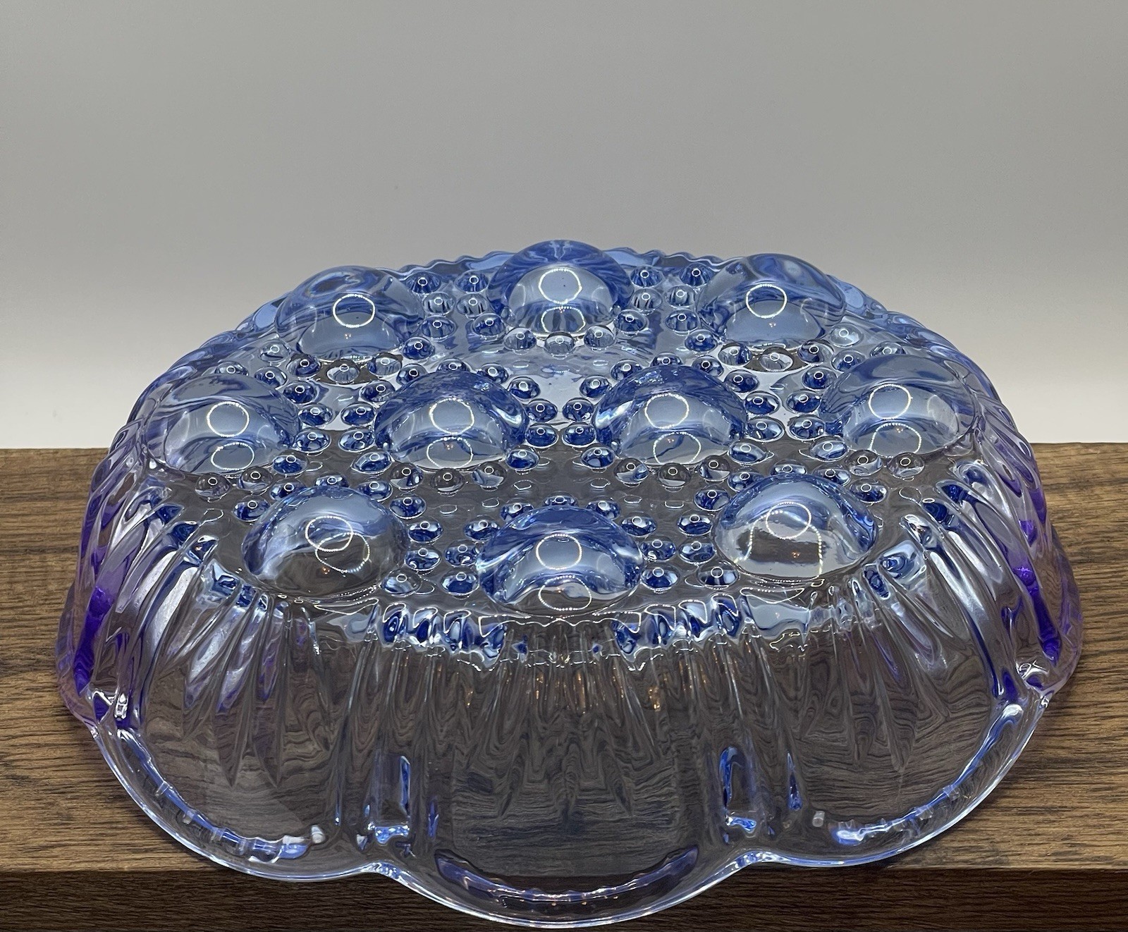 Rainbow Glass Hen On Nest Covered Candy Dish 7” Decorative Import