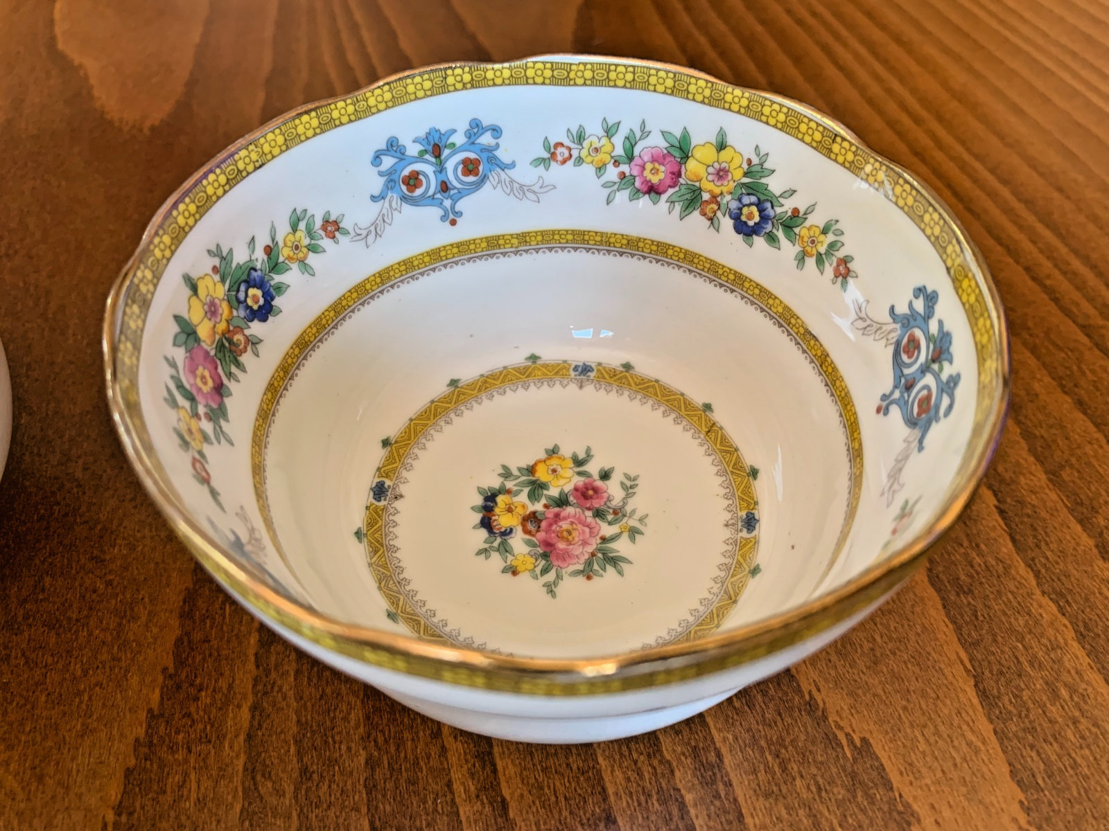 Art Deco PARAGON Fine China ONTARIO 5524 Set Milk Jug Two Sugar Nut Bowls c.1930
