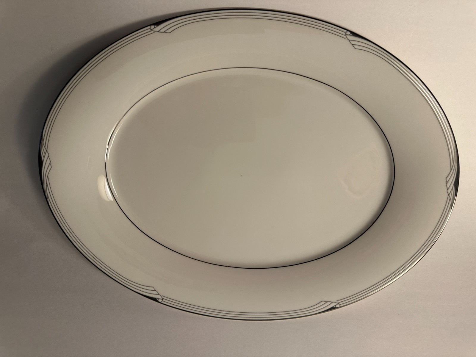 Vintage Noritake Sterling Cove 7720 Large Oval Serving Platter 15.5″ Japan