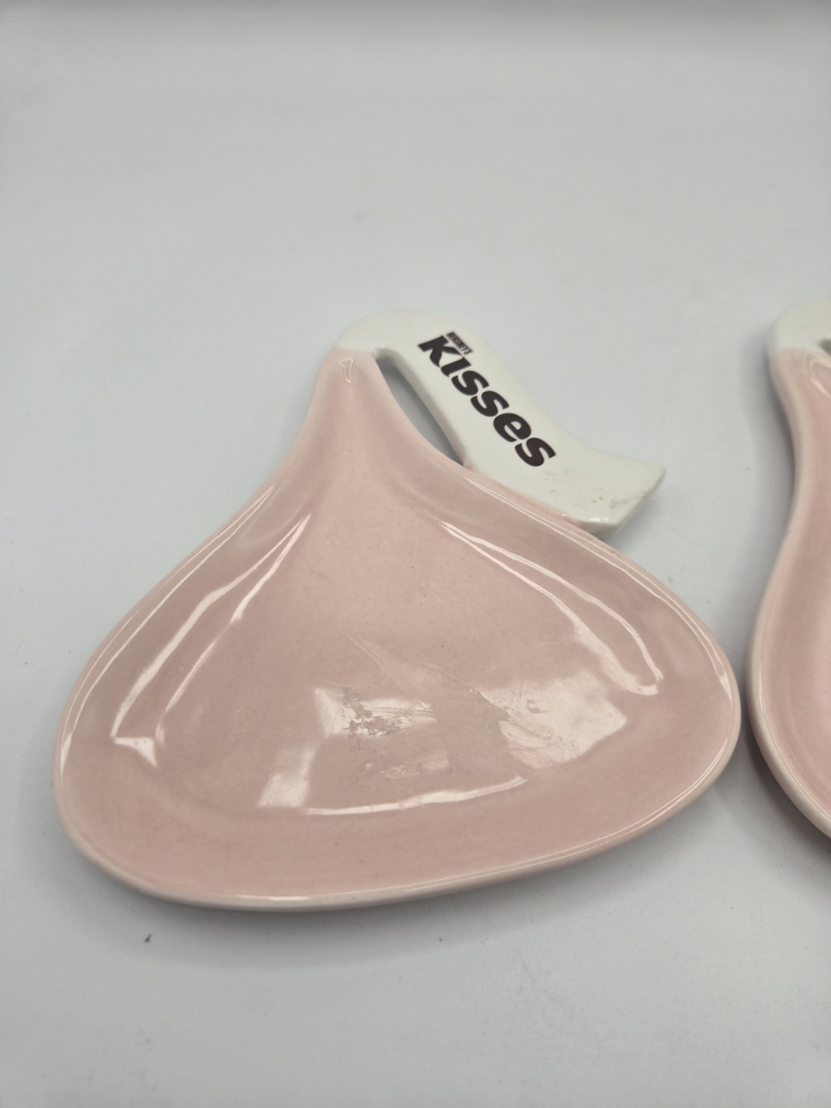 Godinger Hershey’s Kisses Pink Ceramic Trinket Dishes Set of 2 Candy Dish 64899
