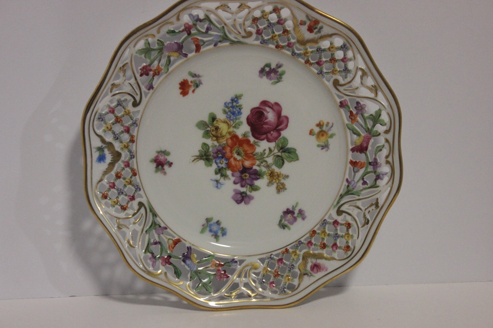 Schumann Bavaria Dresden Empress Chateau Salad Plate, 8-1/2″, 12 Plates Avail