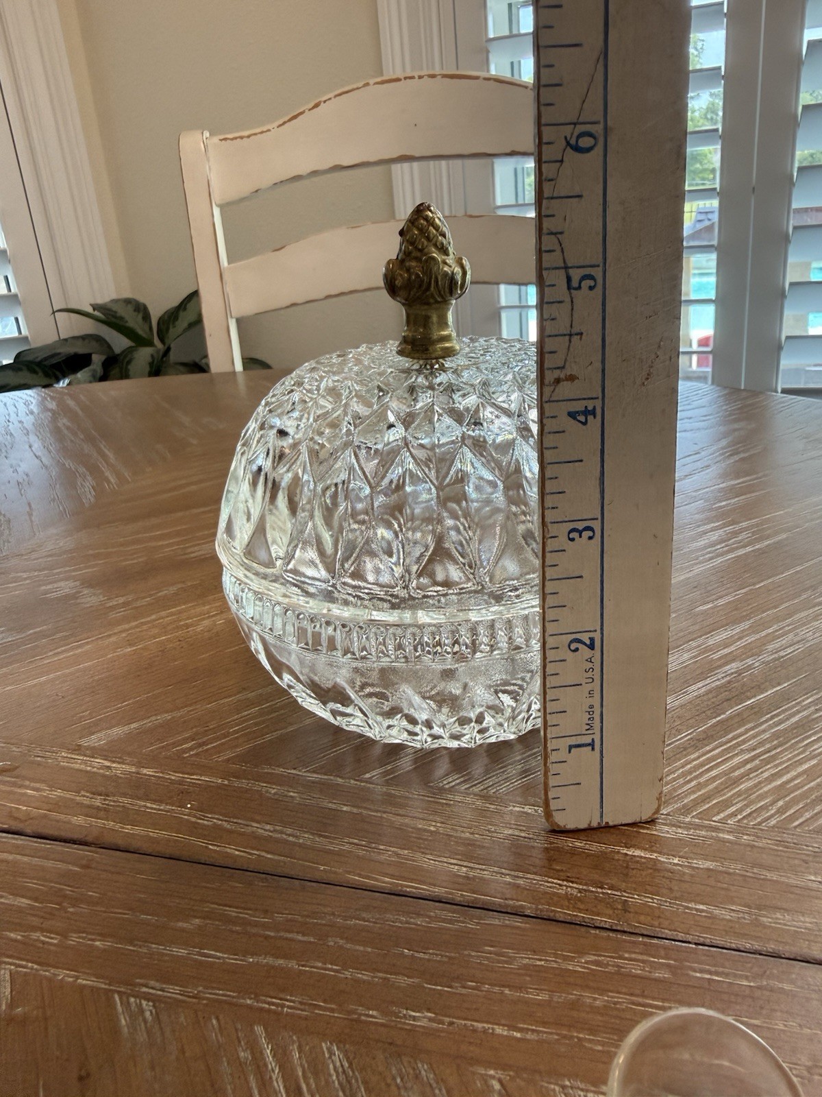 VINTAGE INDIANA GLASS LIDDED CANDY BOWL SERVER SUGAR