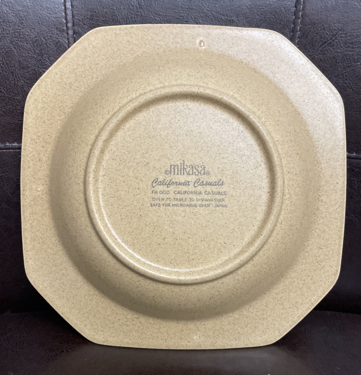 Set of 4 Mikasa CALIFORNIA CASUALS FH 000 Wide Rim Soup/Pasta Bowls 8 1/2” Japan