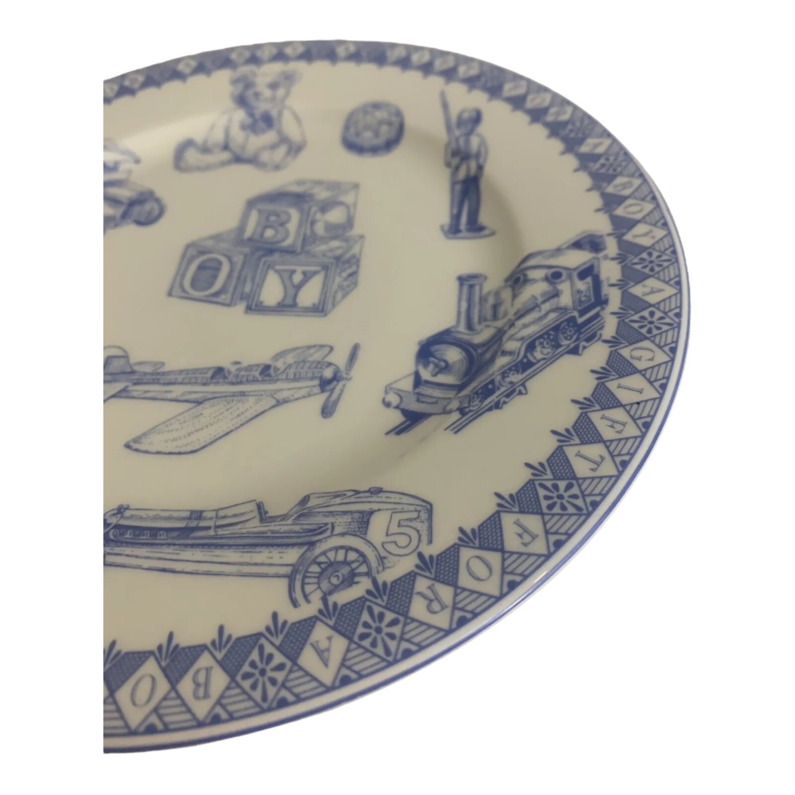 Queens Baby Boy Small Plate Childs A Gift For a Boy Made In India 7.75”