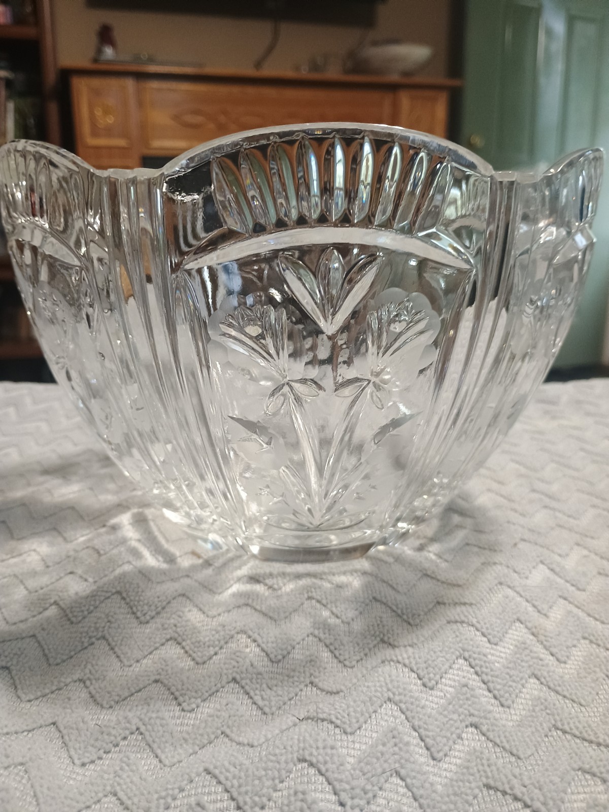 Darlington leaded crystal round serving