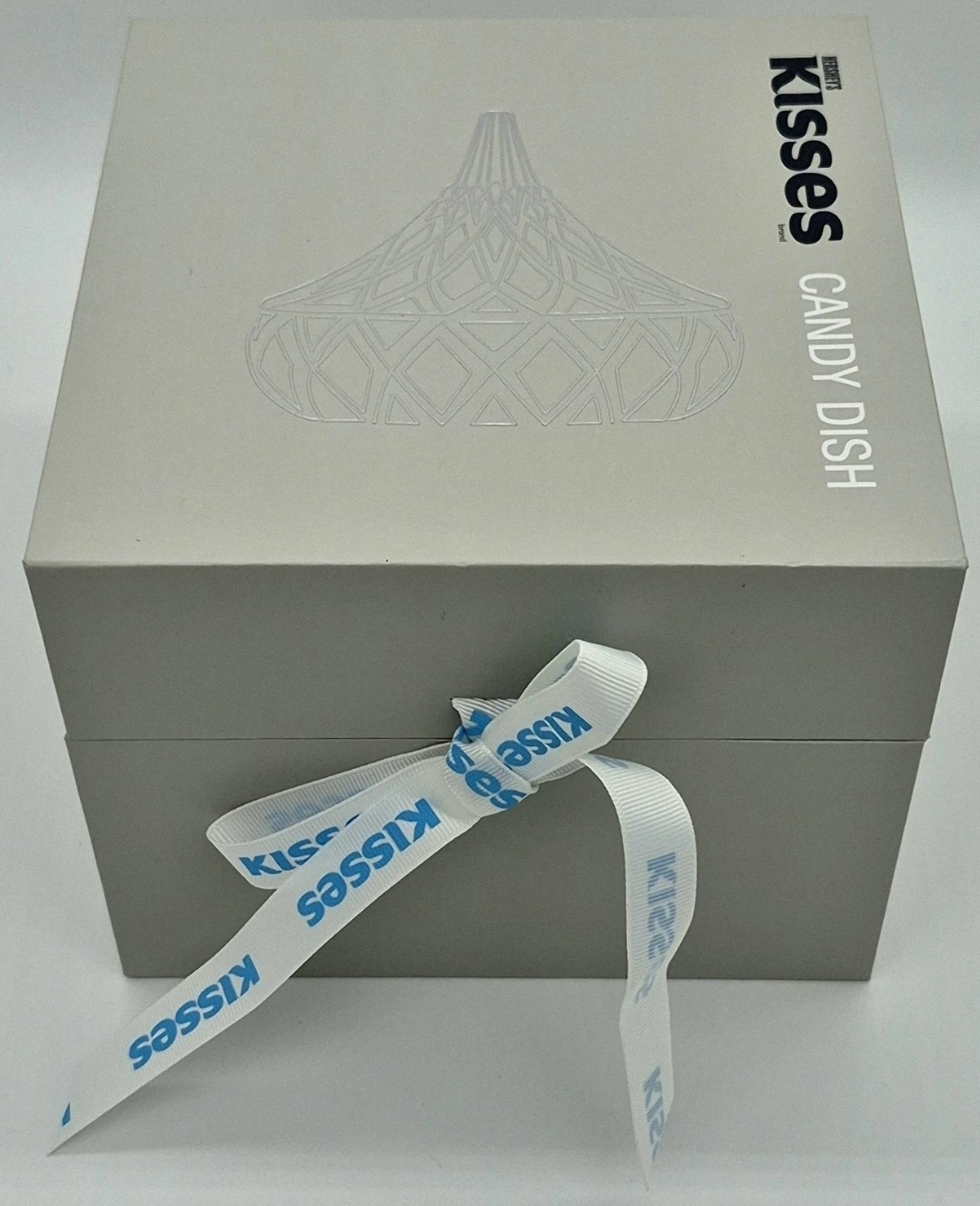 Hershey’s Kisses Silver Candy Dish w/ Box Godinger Licensed New Gift Decor