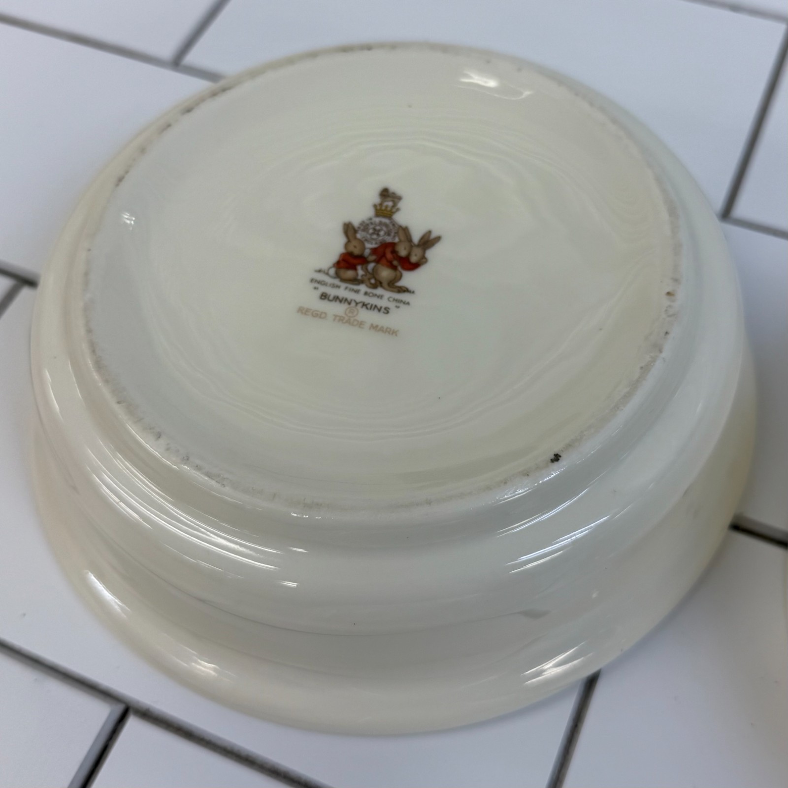 Royal Doulton Bunnykins Plates & Bowls Set of 7 Bone China 1960s