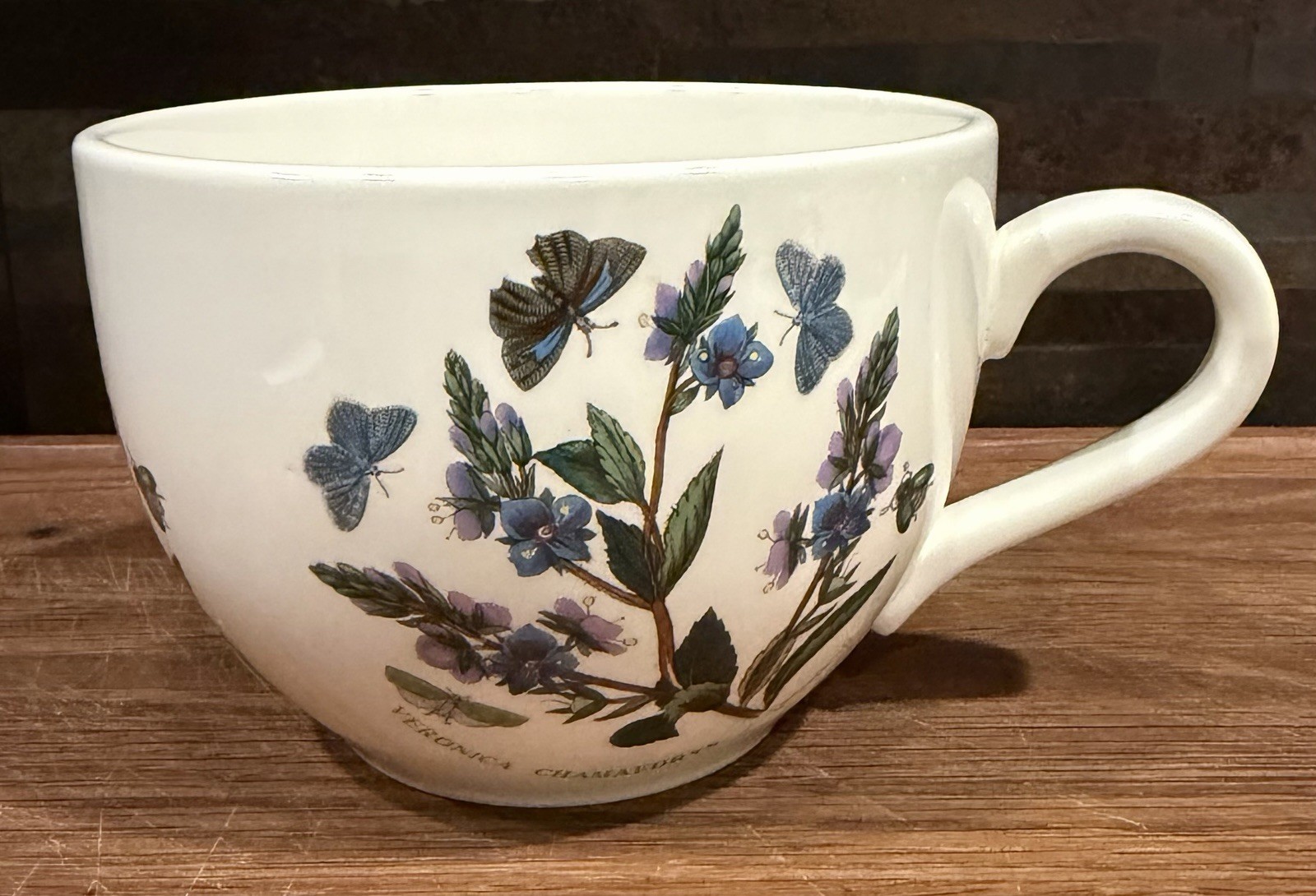 Portmeirion Botanic Garden Veronica Chamaedrys Speedwell Jumbo Coffee Tea Cup