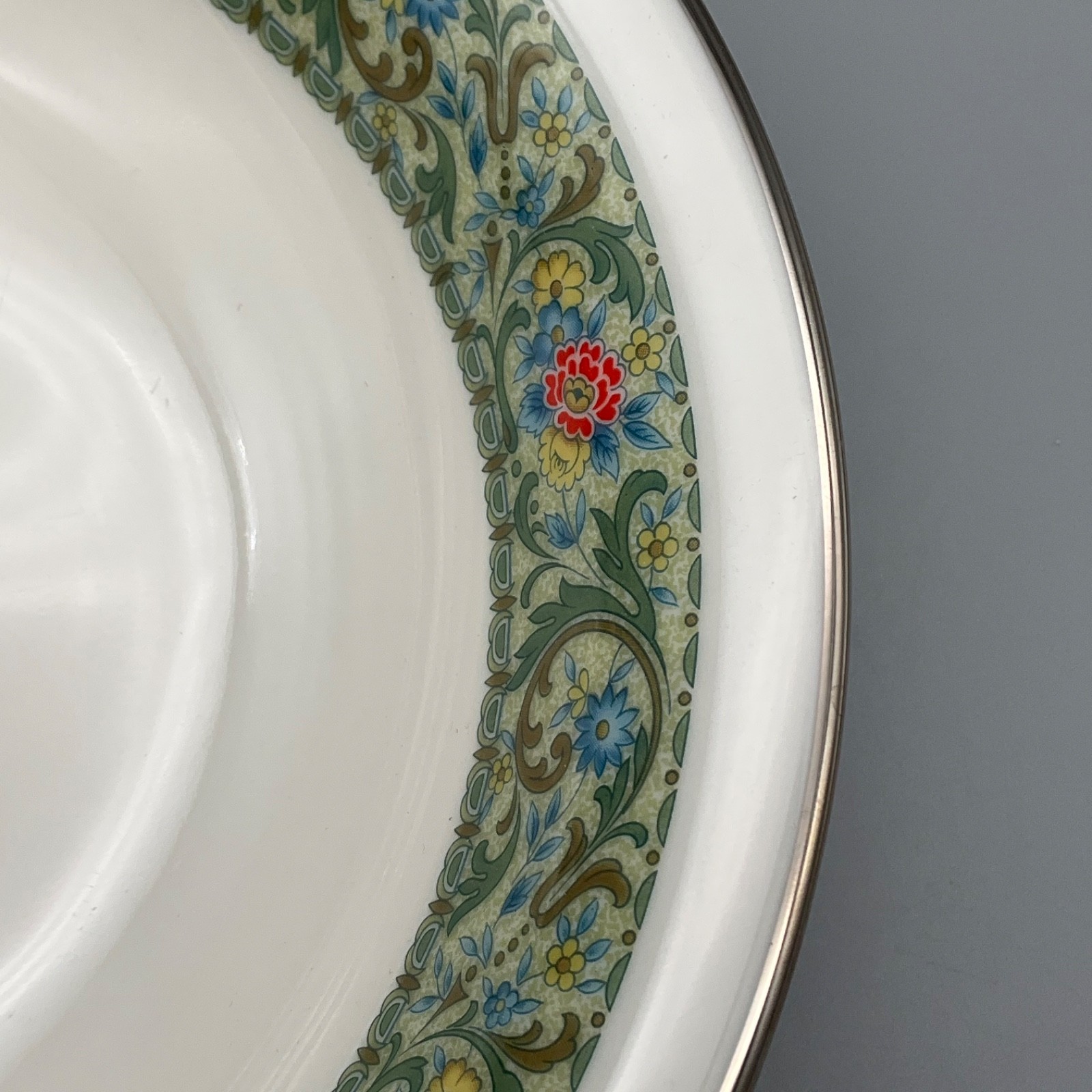 Noritake Ivory China 7019 Isolde Coupe Soup Bowl 7 5/8 in
