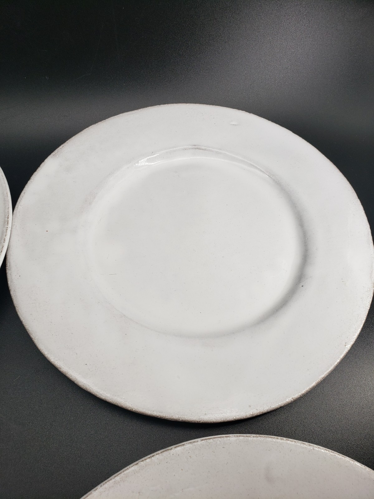 Astier De Villatte 9in Round Dinner Plate Set of 4