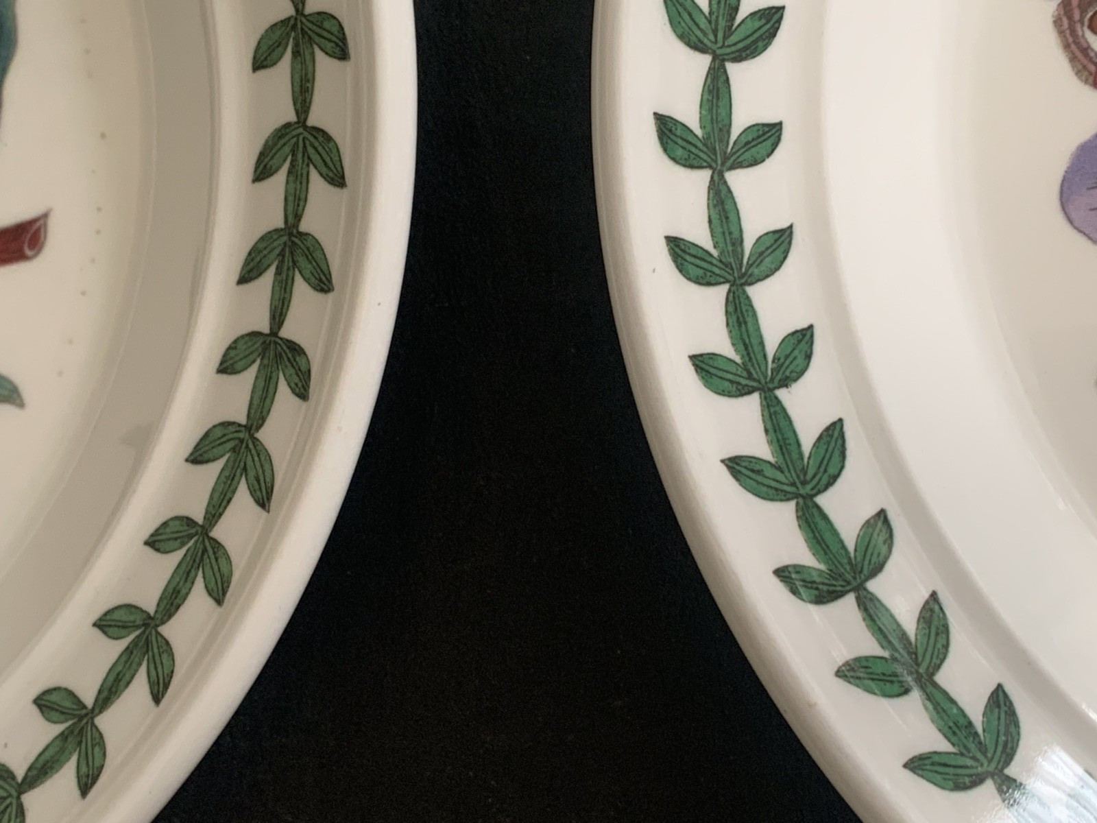 Portmeirion Botanic Garden 7.25″ Bread & Butter Dessert Plates Mix Set 4