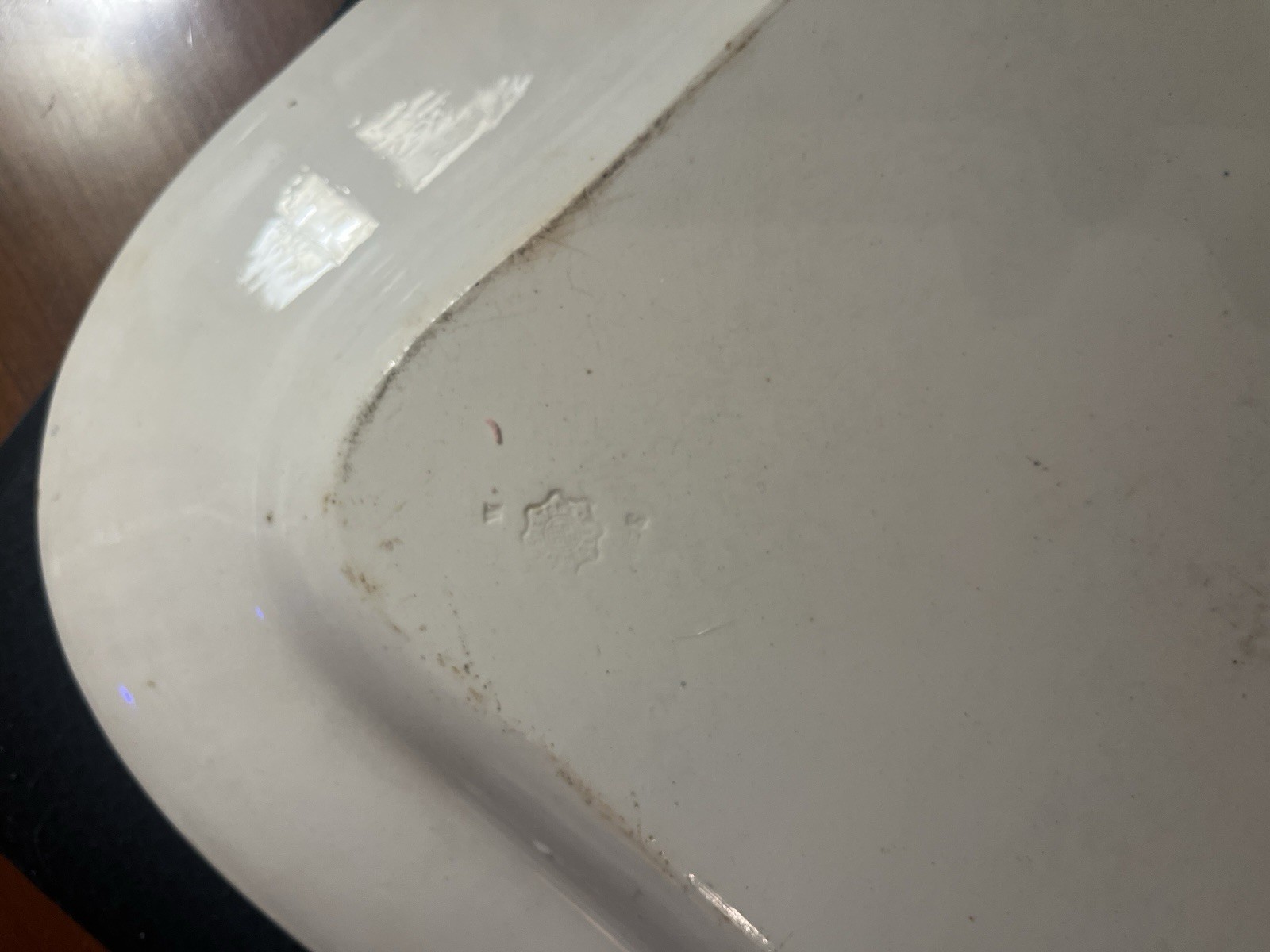 Antique Doulton Arundel Burslem Large Transferware Ironstone Platter