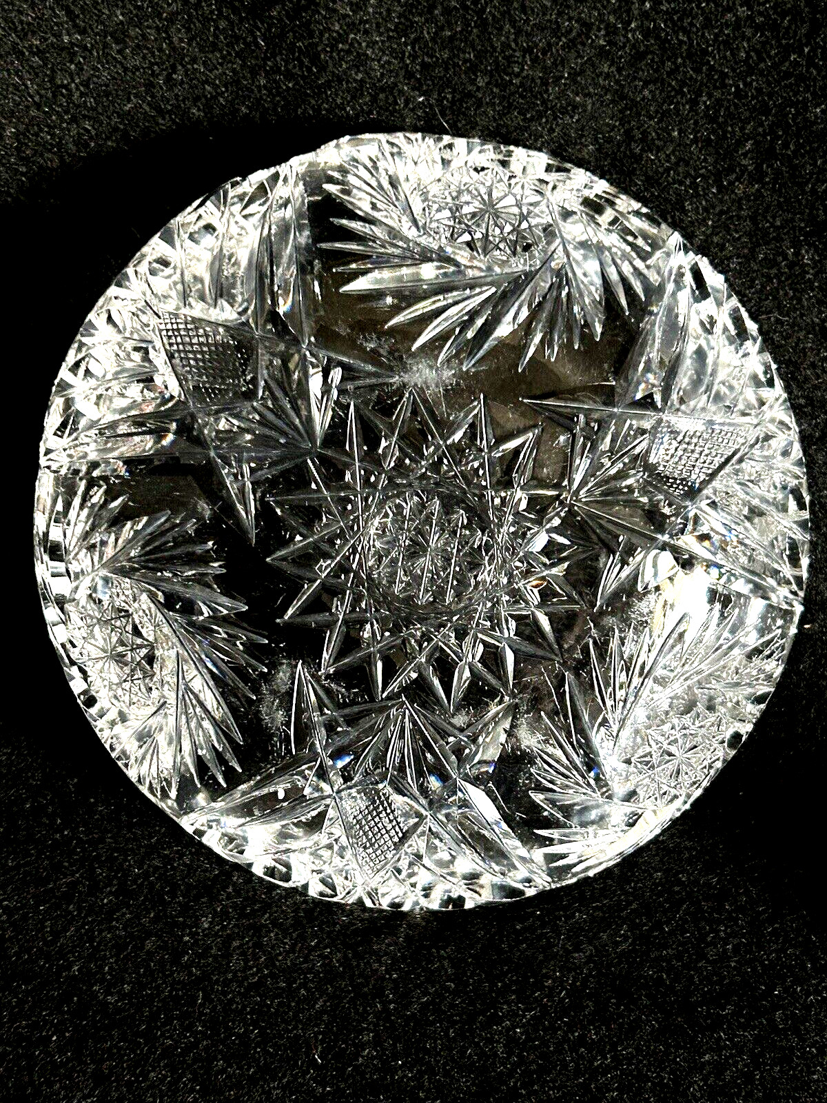 American Brilliant Period Cut Glass Bowl 5″ diameter (set of 6)