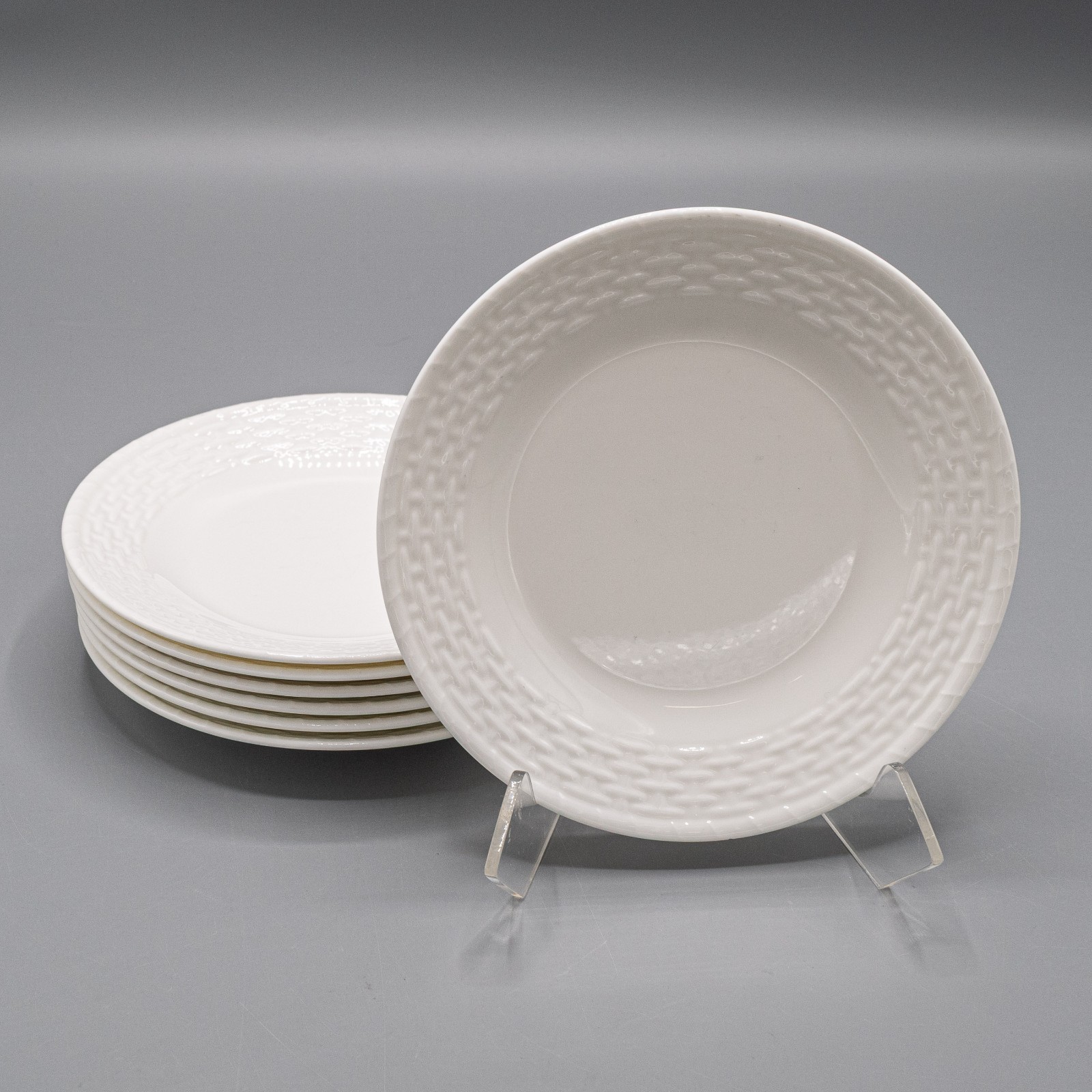 READ – Wedgwood Nantucket Bread Plates 5 7/8″ – Set of 7 – FREE USA SHIPPING