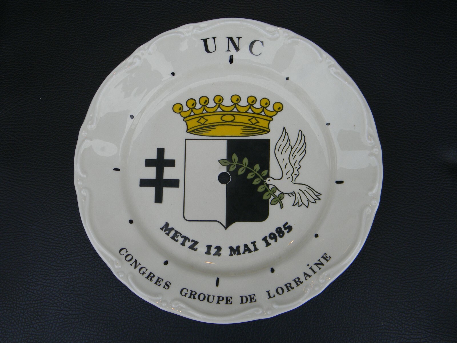 Plate Clock UNC Metz 12 May 1985