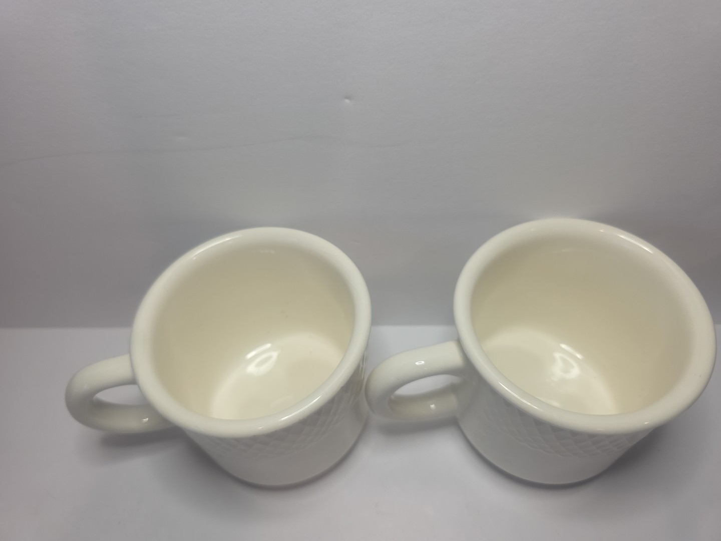 2x Windsor Browne WIB11 (1) 3 1/8” Coffee Mug Cups Made In Italy Vintage