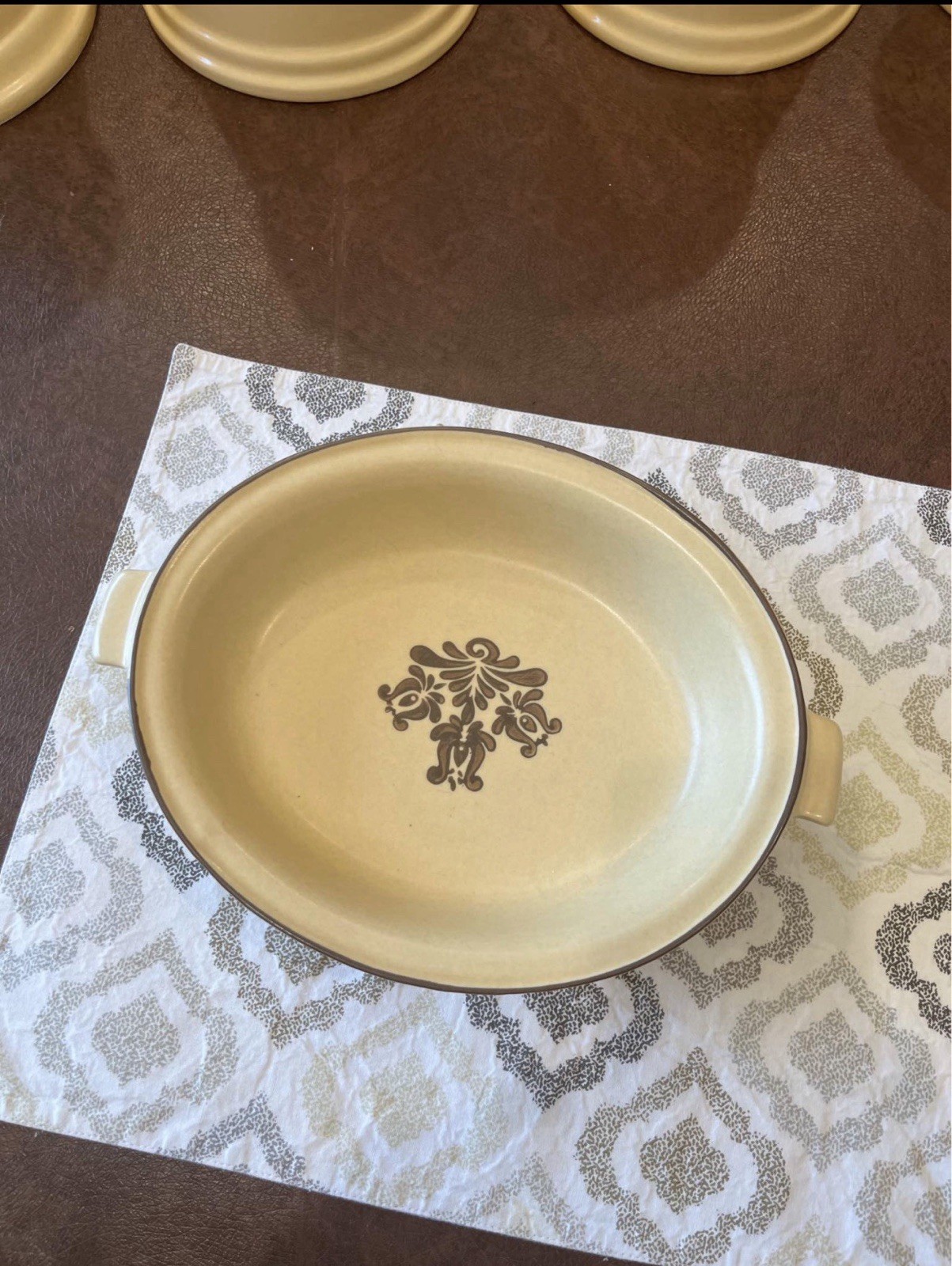 1976 PFALTZGRAFF Village Dinnerware Set Of 131 Pieces Stoneware Vtg Folk Art Set