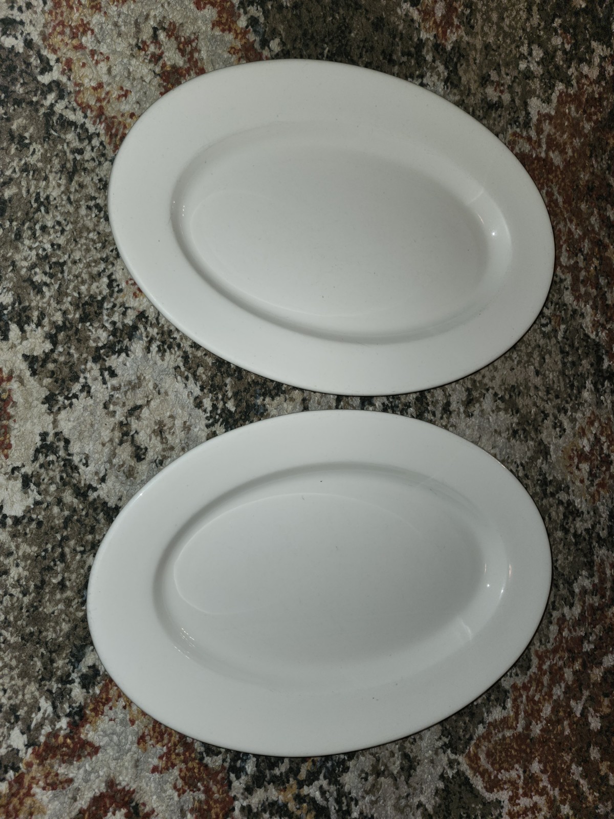 13 3/4 X 9 1/8 In Buffalo China Restaurant Ware Serving Platters Set Of 2