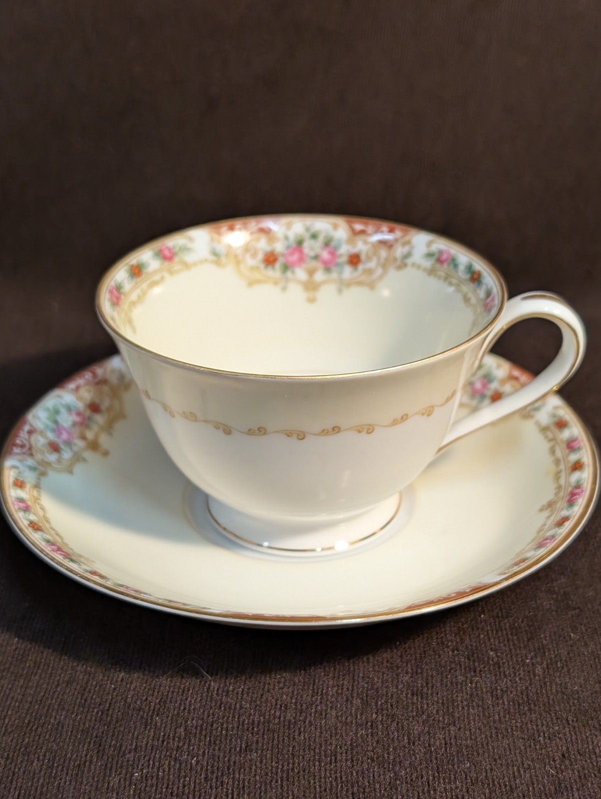Noritake Glendale 5038 – 2 Cups And Saucers – Excellent Condition