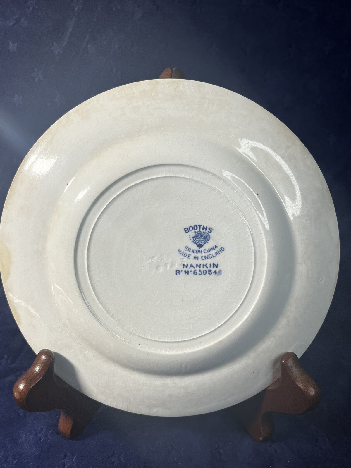 BOOTHS Vintage Set Of 4 Bread/Desert Plates NANKIN pattern English Silicon China