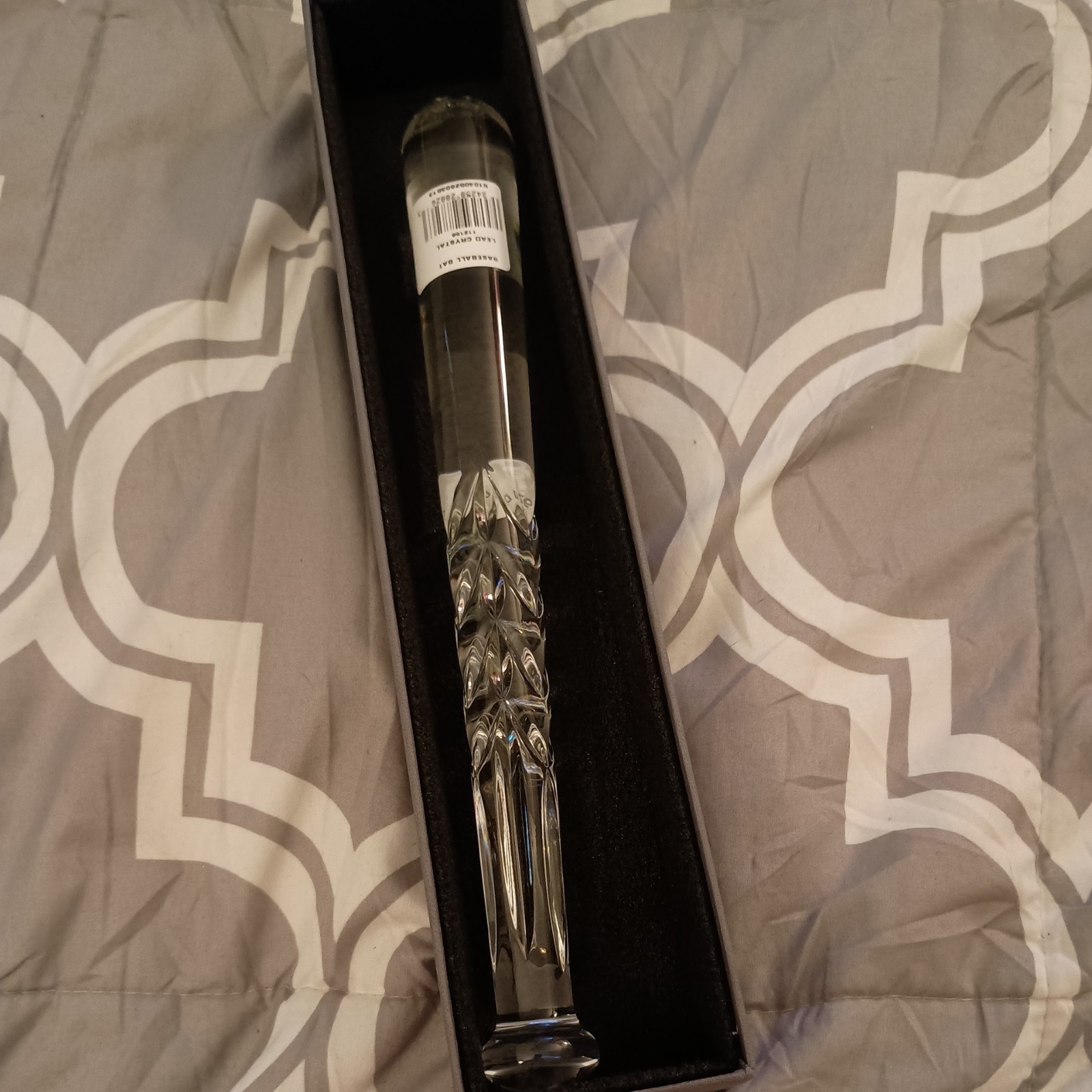 Waterford Crystal Baseball Bat (Clean – No engravings) new in box
