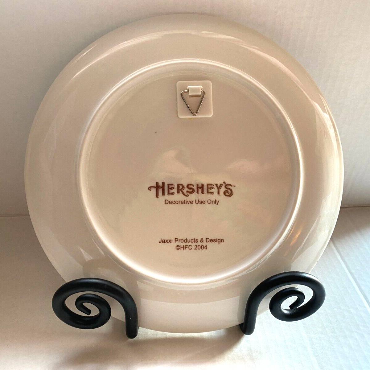 HERSHEY’S Milton S. Hershey COLLECTOR PLATE Est 1894 JAXXI 2004 9″ ~ FREE SHIP!
