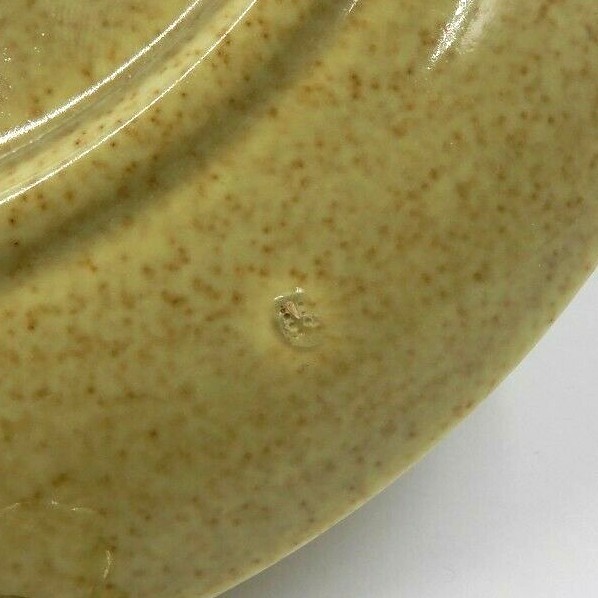 VINTAGE SET OF 9 PLATES, SAUCERS & TEACUP, CLOUDBURST GEORGE GREEN SPECKLEWARE
