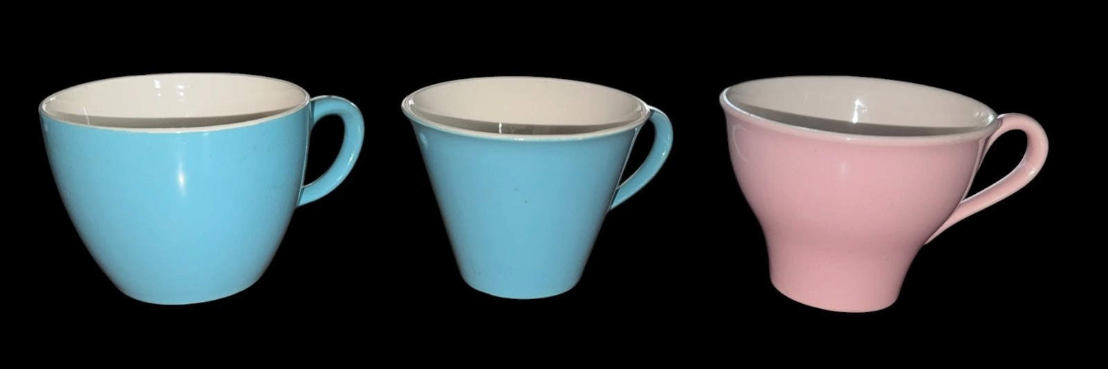 Mix & Match Vintage LuRay Pastel, Homer Laughlin & T. S. Taylor Cups + Saucers