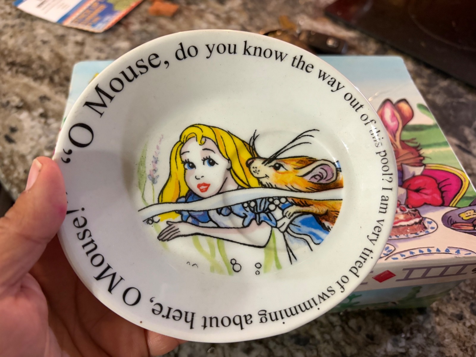 Alice in Wonderland’s Tea Party Set of 2 Cardew Design Mugs Saucers In Box 2011