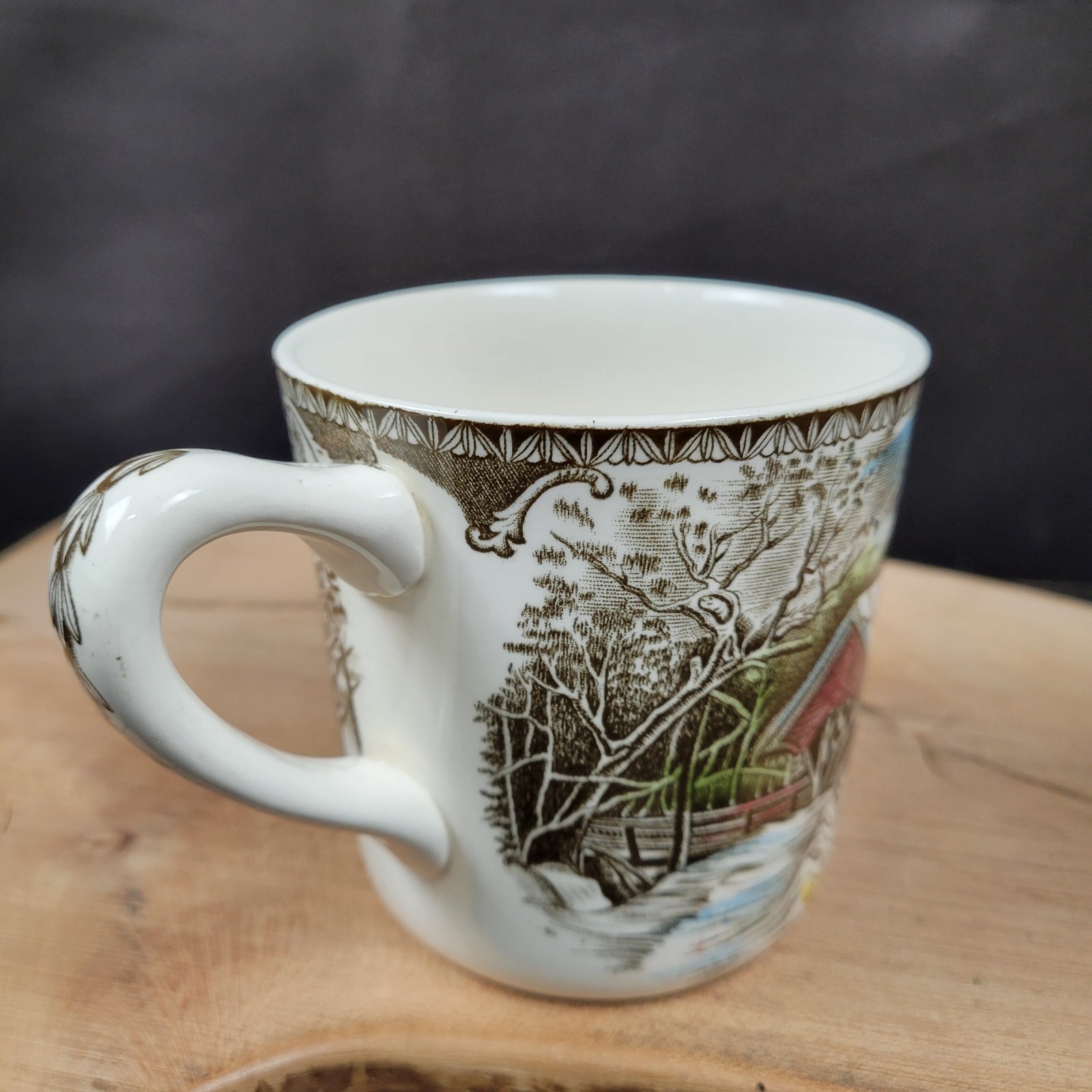 Johnson Brothers Friendly Village Covered Bridge Mug Cup Coffee Tea England