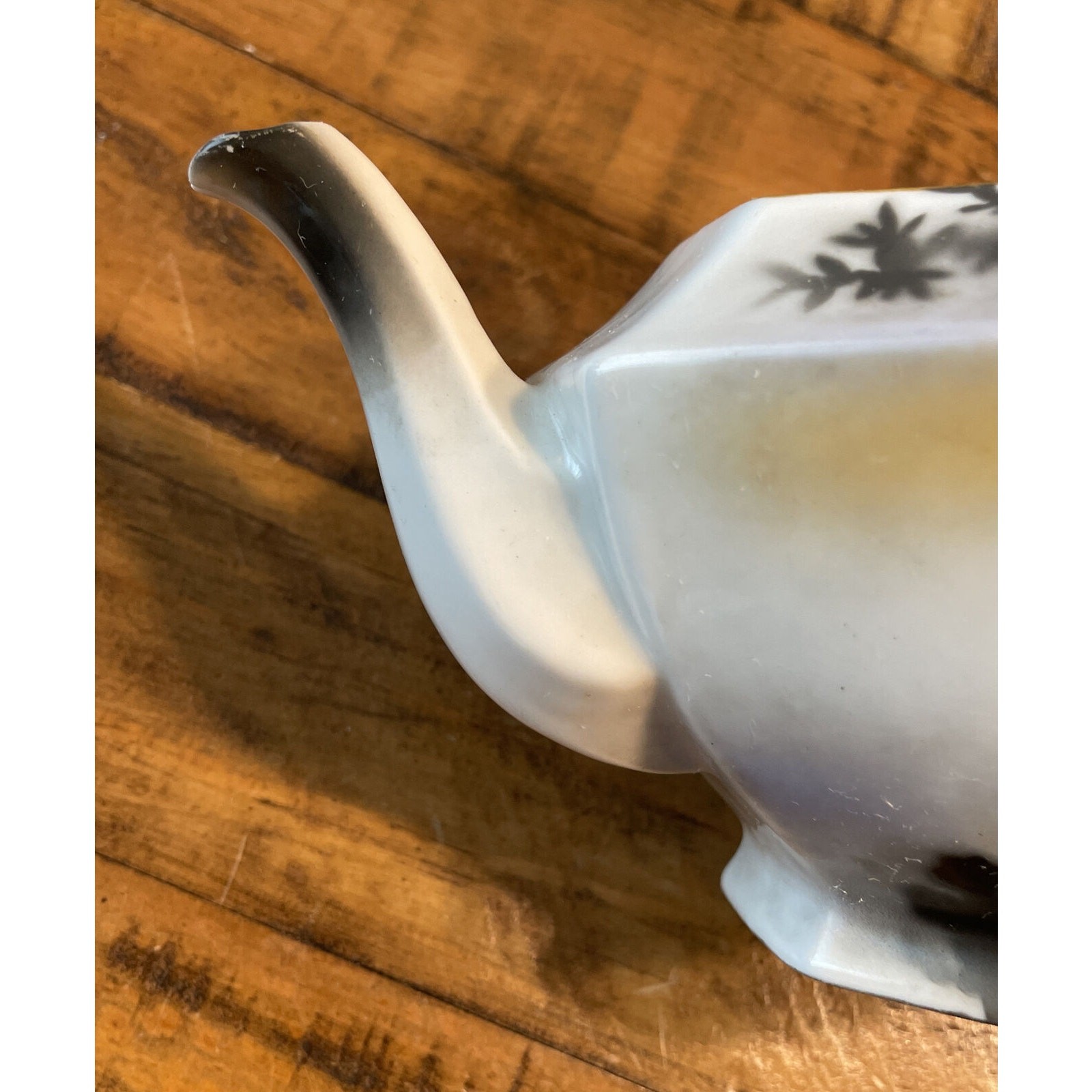 VTG TEAPOT 2 cups. Souvenir ART DECO“A present from Barmouth” ME Baveria