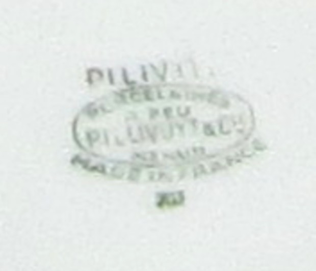 Pillivuyt 8 inch Diameter, 3 inches tall, White Ribbed Souffle Made in France