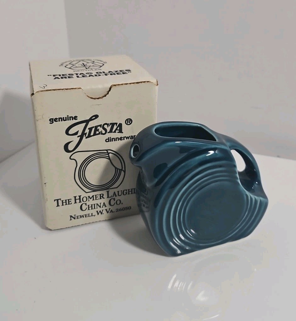 Fiesta Juniper Green Mini Disk Pitcher Creamer Excellent Maybe Never Used