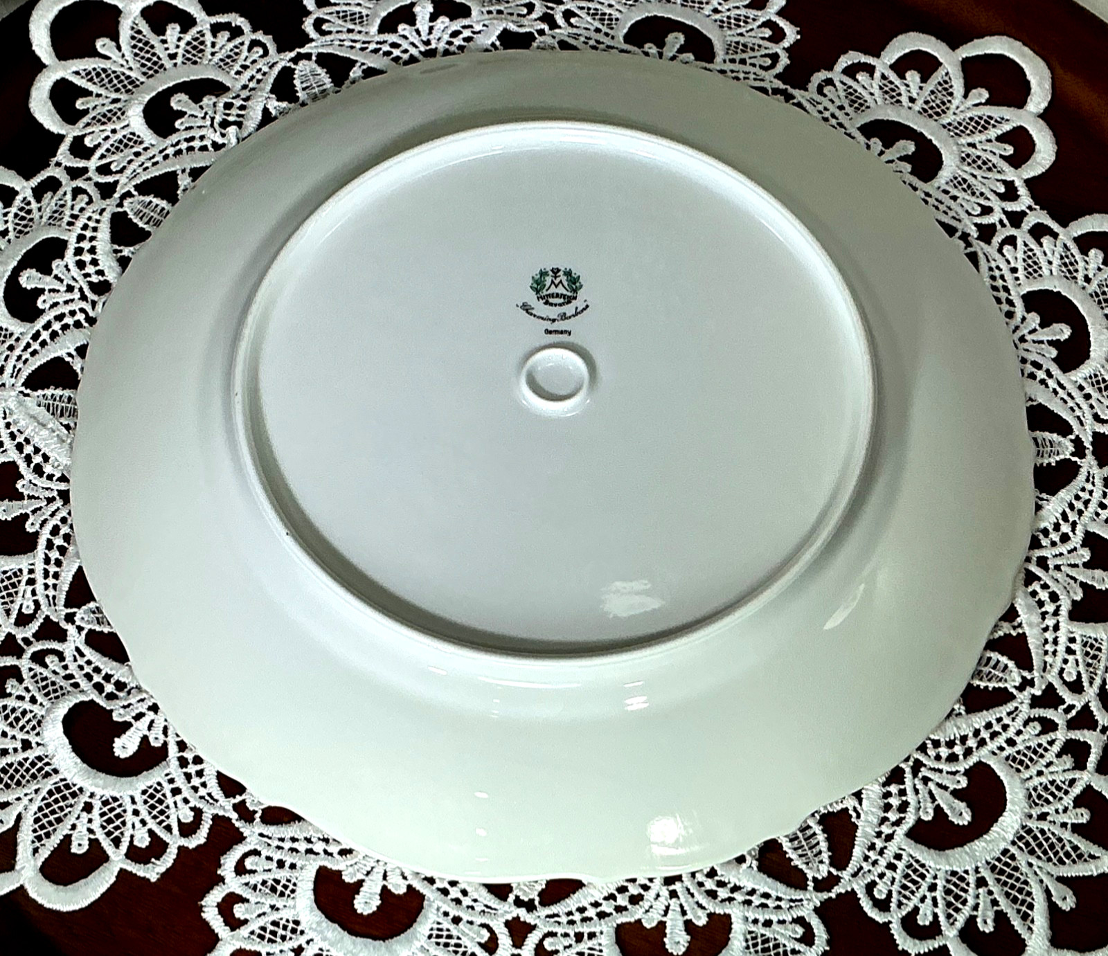 Mitterteich Charming Barbara 10 1/2” Set of 6 Dinner Plates 1949-1959 Germany
