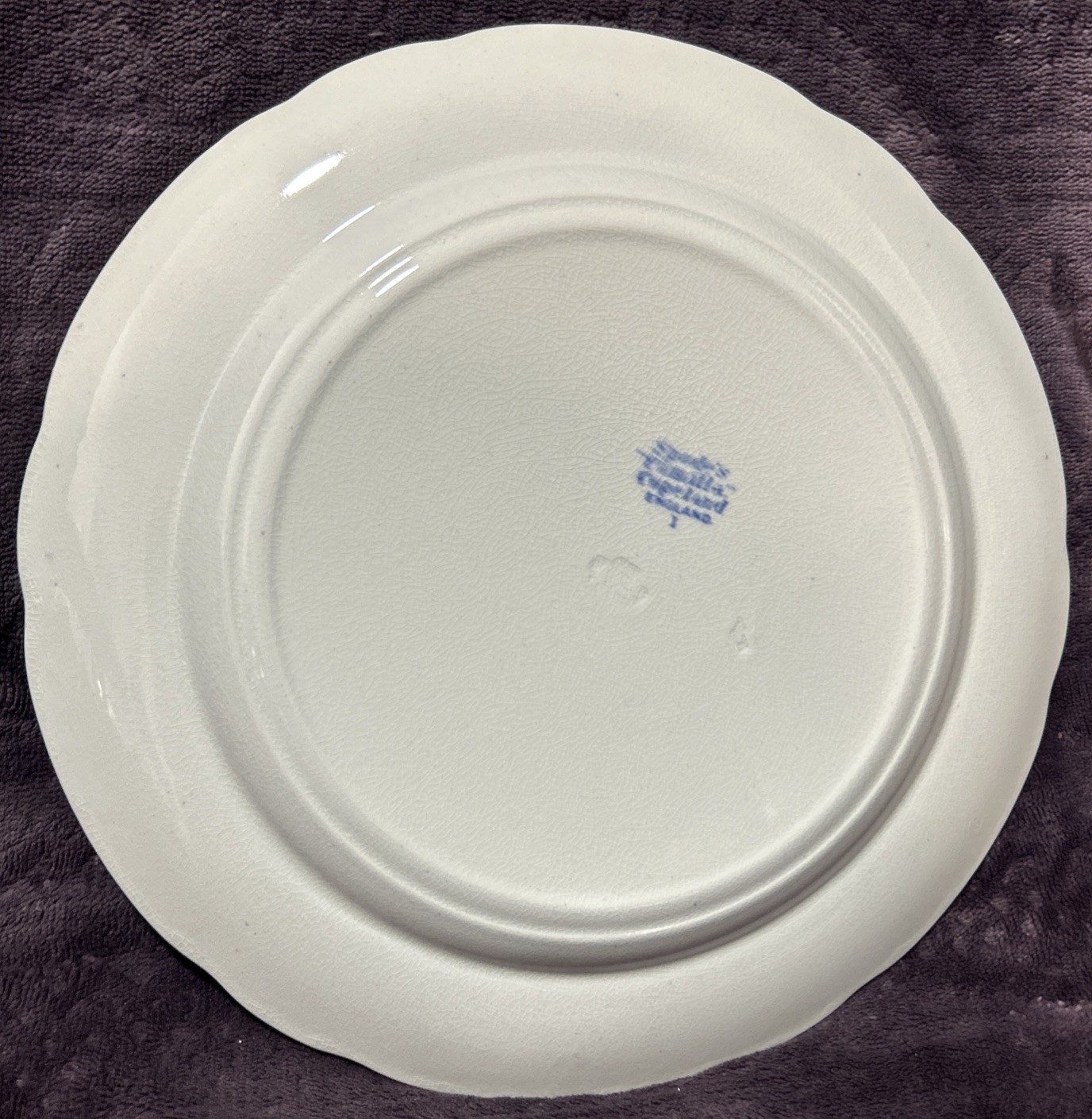 Set of 4 Vintage Copeland Spode’s Camilla Blue 10.25” Dinner Plates England