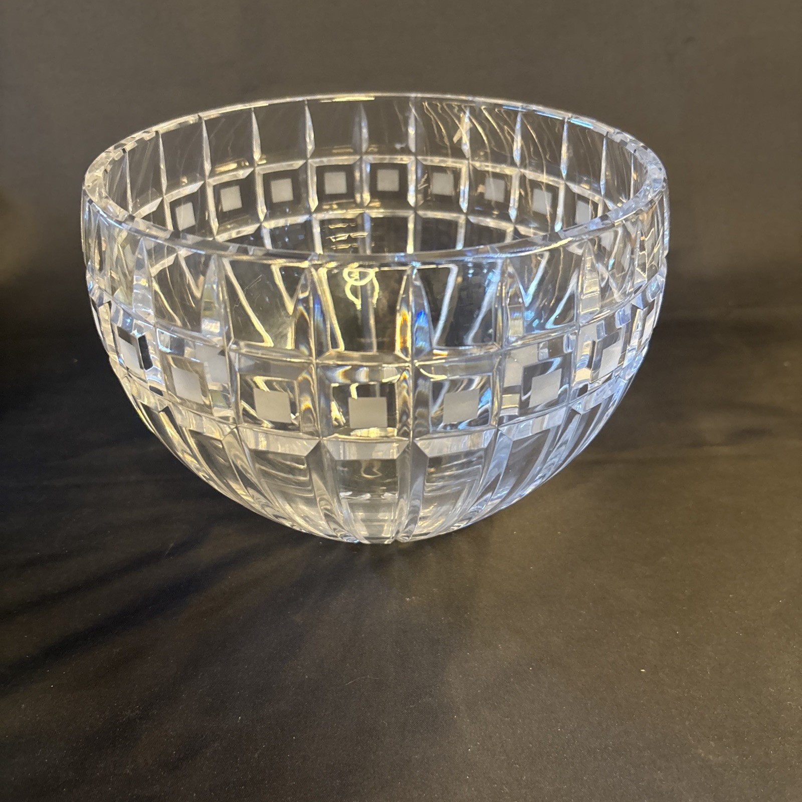 Waterford Marquis Crystal 7.5″ Quadrata Round Bowl