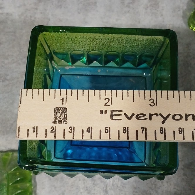 Vintage Jeannette Glass “Wedding Cake Box” Candy Dish