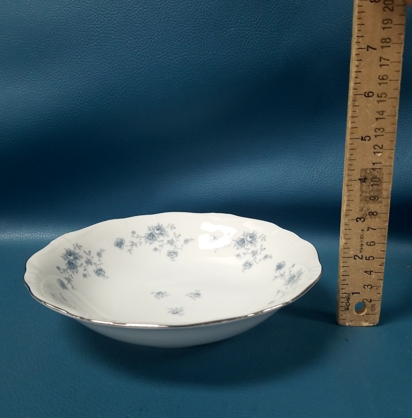 4 Replacement Johann Haviland Blue Garland Soup & Cereal Bowls Germany