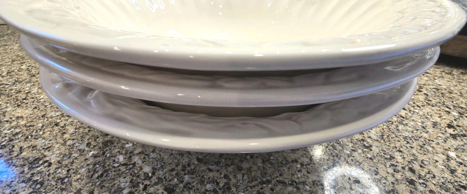 Serving Bowl American Atelier ATHENA 5166 Ironstone 10″ Laurel Leaf Border EUC
